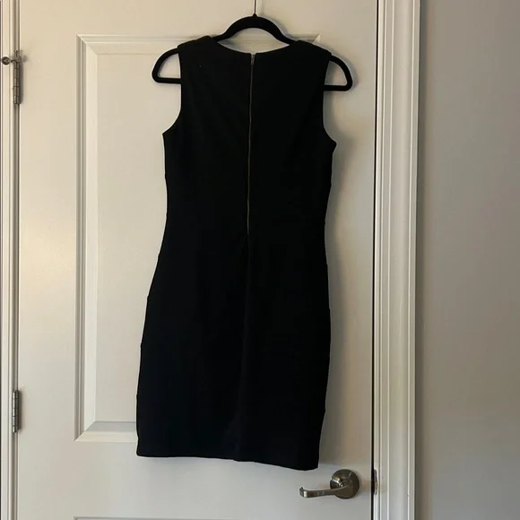 Bisou Bisou Black Mini Dress with Silver Detailing - Picture 2 of 2